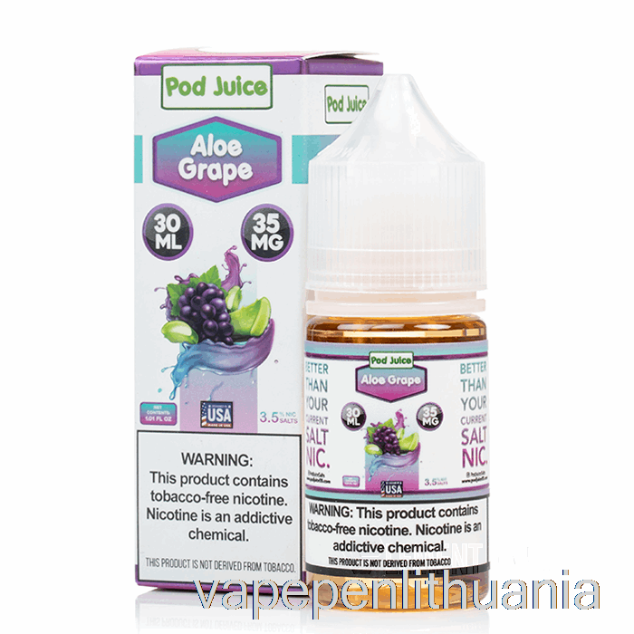 Alavijo Vynuogių Ankšties Sultys - 30ml 10mg Vape Skysčio